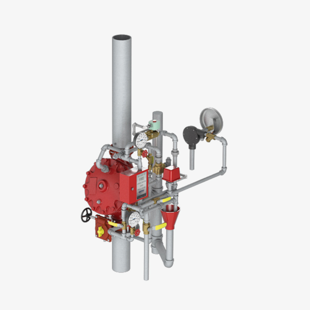 Baskın (Deluge) Alarm Vanası